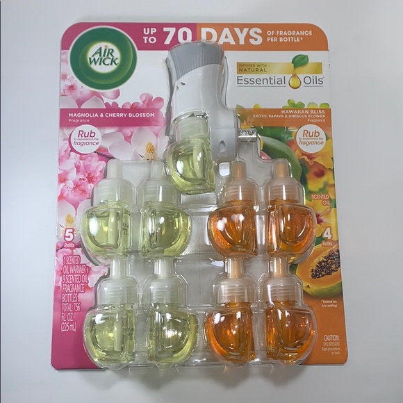 Air Wick Scented Oil, 1 Warmer & 9 Refills - Picture 2 of 12